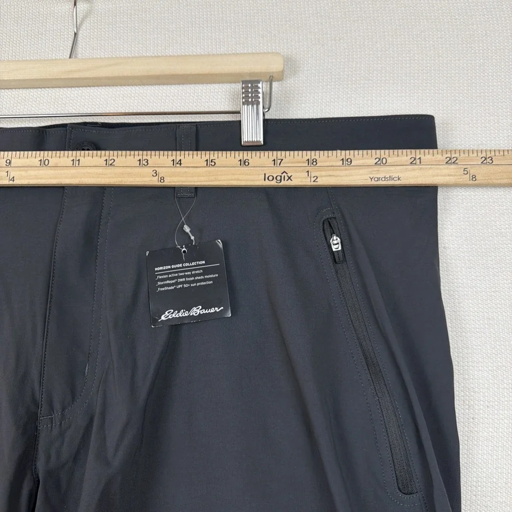 Eddie Bauer Horizon Guide Wander Hiking Shorts Mens 42 Gray NEW UPF 50 Casual